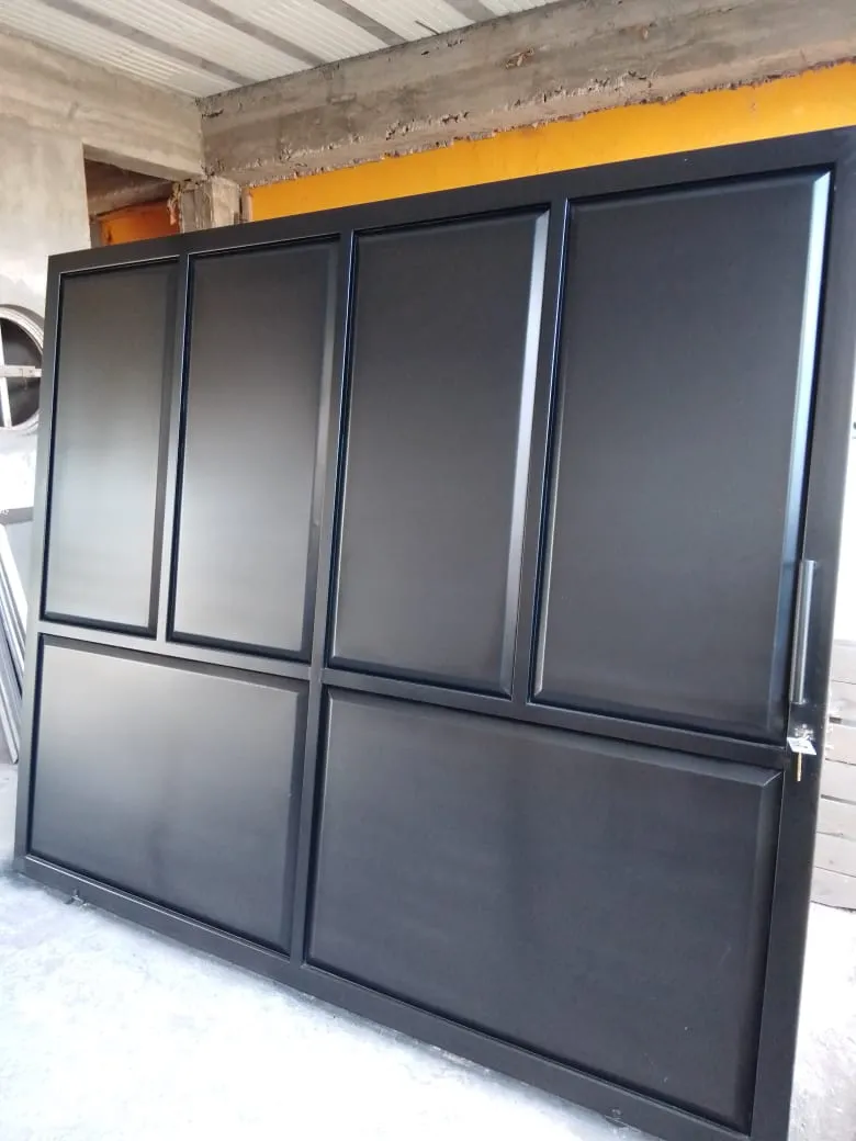 Portón y automatización fabricados por Herrería Valdez.Luis 6